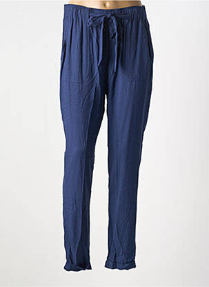 Pantalon slim taille élastique taille normale bleu DEELUXE femme