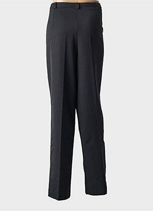 Pantalon droit tissage crêpe taille normale noir FRANCOISE F femme