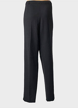 Pantalon droit stretch taille normale noir FRANCE RIVOIRE femme