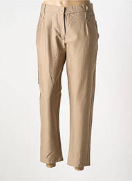 Pantalon 7/8 stretch taille normale beige MERI & ESCA femme