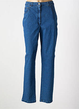 Jeans coupe droite bleu JANINE PAUPORTÉ pour femme
