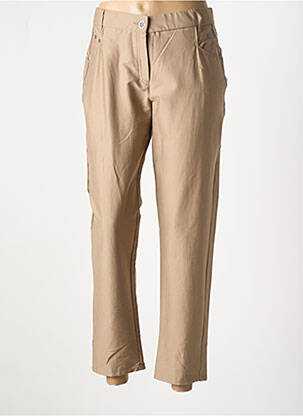 Pantalon 7/8 beige MERI & ESCA pour femme
