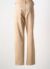 Pantalon droit beige GEVANA pour femme seconde vue