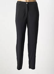 Pantalon droit noir ANNA MONTANA pour femme seconde vue