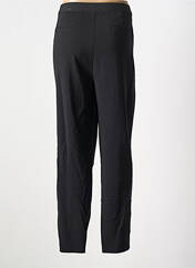 Pantalon droit noir ANNA MONTANA pour femme seconde vue