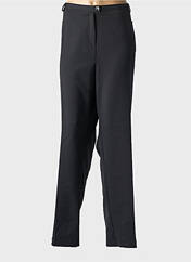 Pantalon droit noir FRANCOISE F pour femme seconde vue