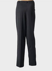 Pantalon droit noir FRANCOISE F pour femme seconde vue