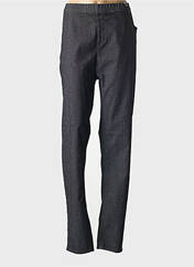 Pantalon droit noir GEVANA pour femme seconde vue