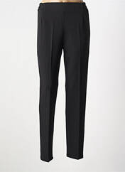 Pantalon droit noir GEVANA pour femme seconde vue
