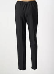 Pantalon droit noir GEVANA pour femme seconde vue