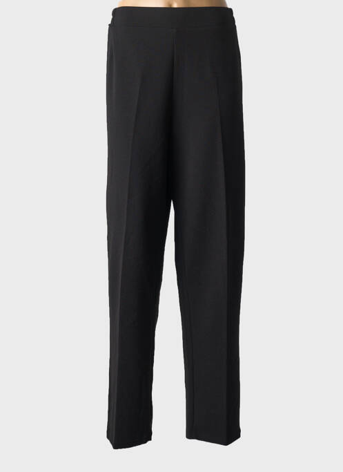 Pantalon droit stretch taille normale noir GEVANA femme