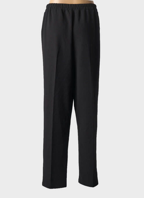Pantalon droit stretch taille normale noir GEVANA femme