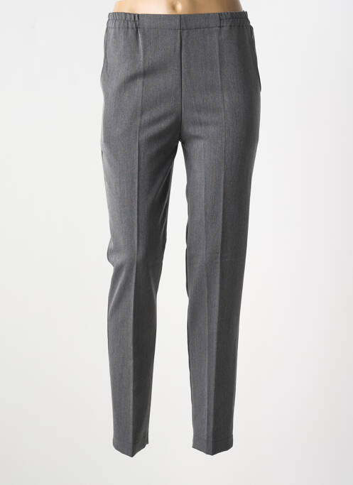 Pantalon slim taille élastique taille normale gris GEVANA femme