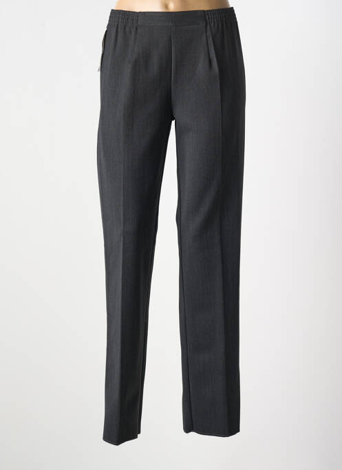 Pantalon droit stretch taille normale gris GEVANA femme