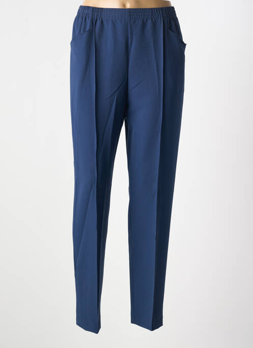Pantalon droit stretch taille normale bleu GRIFFON femme