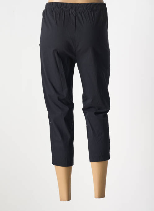 Pantacourt stretch taille normale noir GEVANA femme