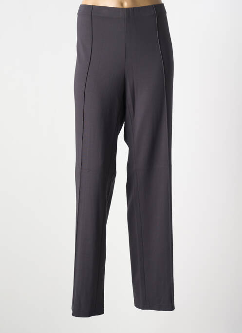 Pantalon slim taille élastique taille normale gris BARBARA LEBEK femme