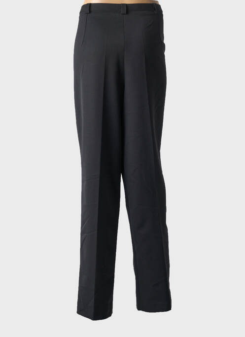 Pantalon droit tissage crêpe taille normale noir FRANCOISE F femme