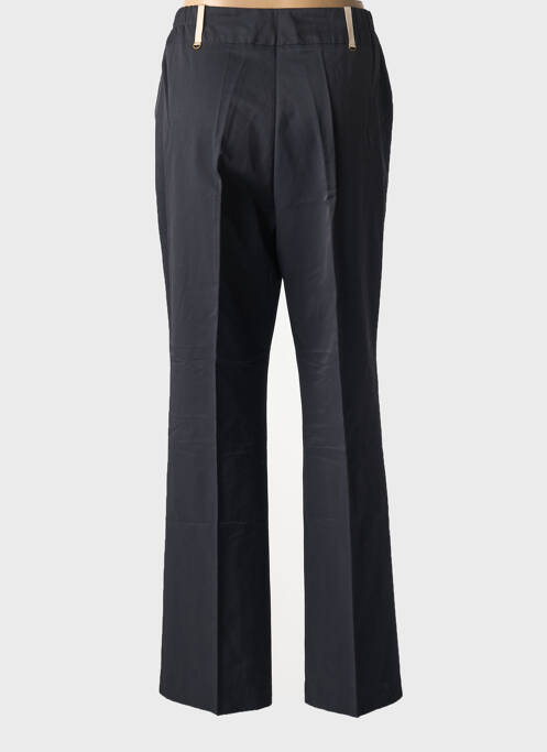 Pantalon droit tissage popeline taille normale noir PAUSE CAFE femme