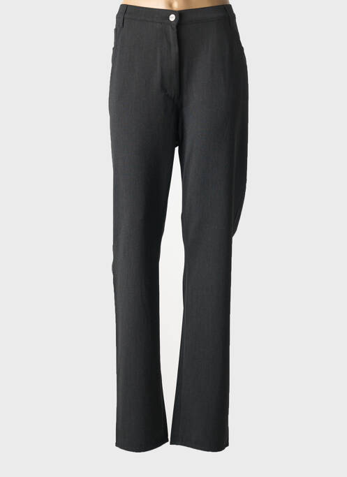 Pantalon droit stretch taille normale gris PIONEER femme