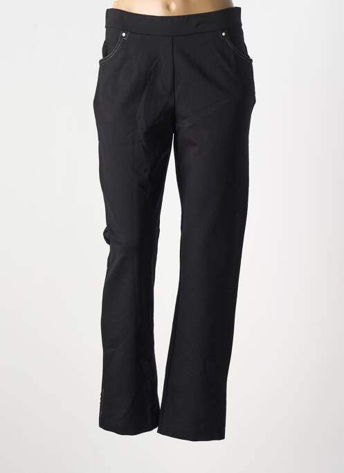 Pantalon droit noir CHRISTINE LAURE pour femme
