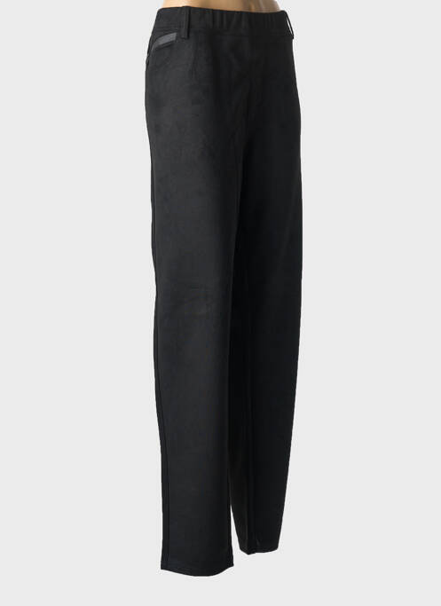 Pantalon droit noir GEVANA pour femme