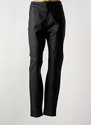 Pantalon slim tissage enduit taille normale noir VERO MODA femme