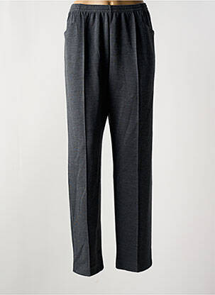Pantalon droit stretch taille haute gris GRIFFON femme
