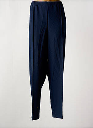 Pantalon droit taille haute taille haute bleu GRIFFON femme
