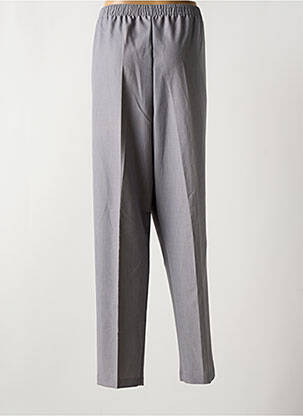 Pantalon droit taille haute taille haute gris GRIFFON femme