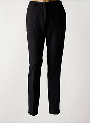 Pantalon slim taille élastique taille normale noir GRIFFON femme