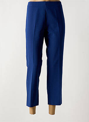 Pantalon 7/8 taille élastique taille normale bleu GRIFFON femme
