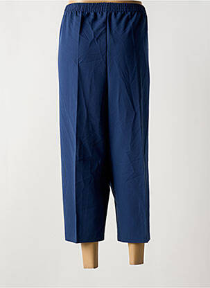 Pantacourt coupe droite taille normale bleu GRIFFON femme