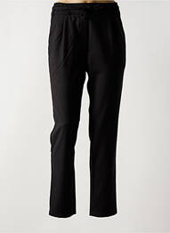 Pantalon slim taille élastique taille normale noir LA FEE MARABOUTEE femme