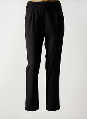 Pantalon slim taille élastique taille normale noir LA FEE MARABOUTEE femme