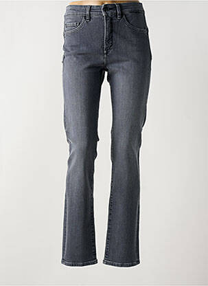 Jeans coupe slim stretch taille haute gris SALSA femme