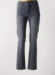 Jeans coupe slim stretch taille haute gris SALSA femme