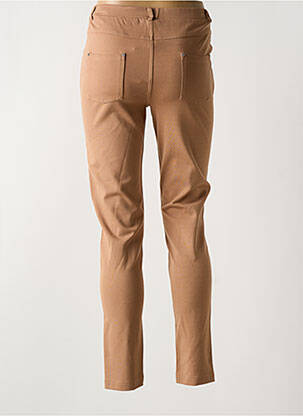 Jegging tissage jersey taille normale marron HAJO femme