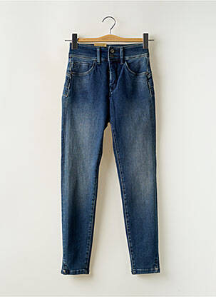 Jeans coupe slim stretch taille haute bleu SALSA femme