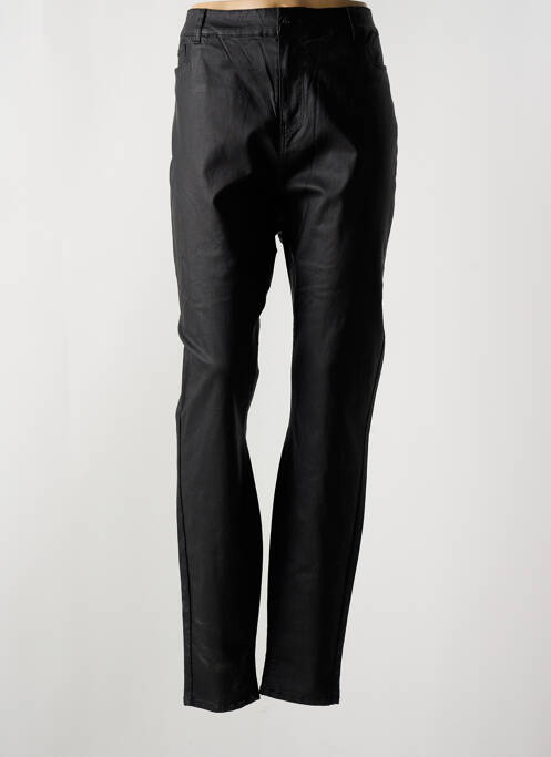 Pantalon slim tissage enduit taille normale noir VERO MODA femme