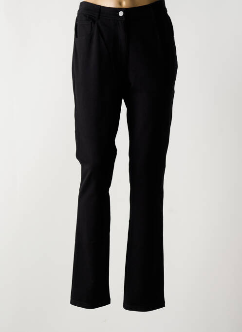 Pantalon slim stretch taille normale noir GRIFFON femme