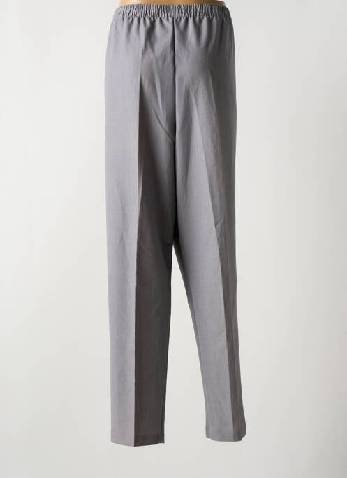 Pantalon droit taille haute taille haute gris GRIFFON femme