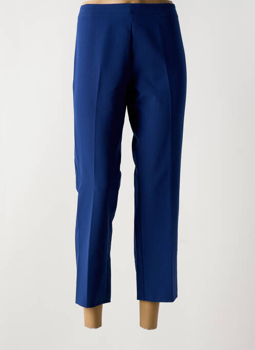 Pantalon 7/8 taille élastique taille normale bleu GRIFFON femme
