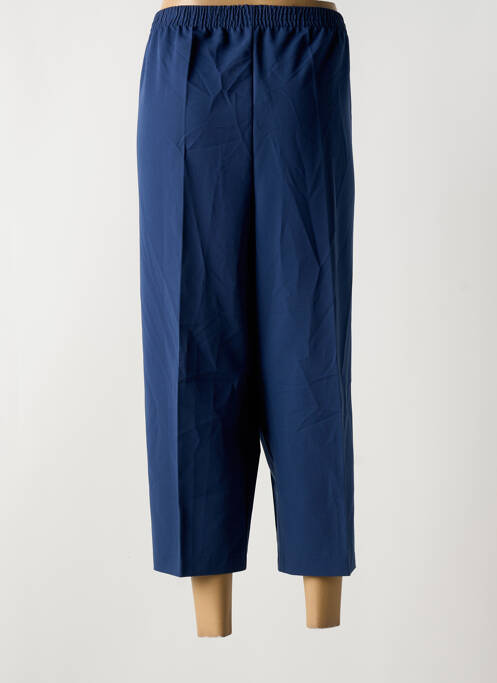 Pantacourt coupe droite taille normale bleu GRIFFON femme