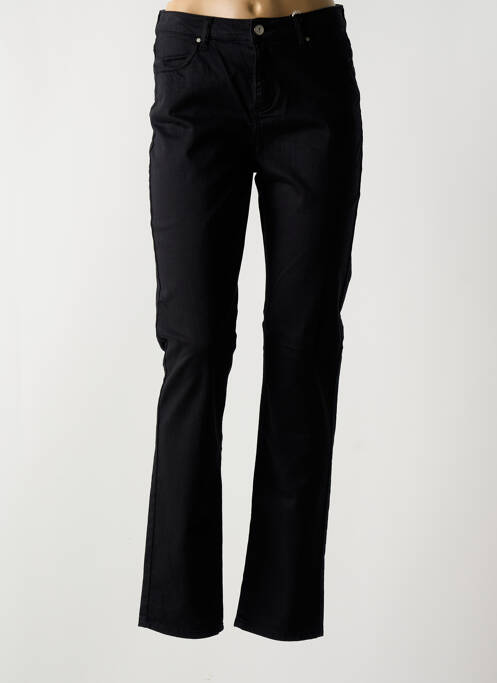 Jeans coupe slim stretch taille normale noir KANOPE femme