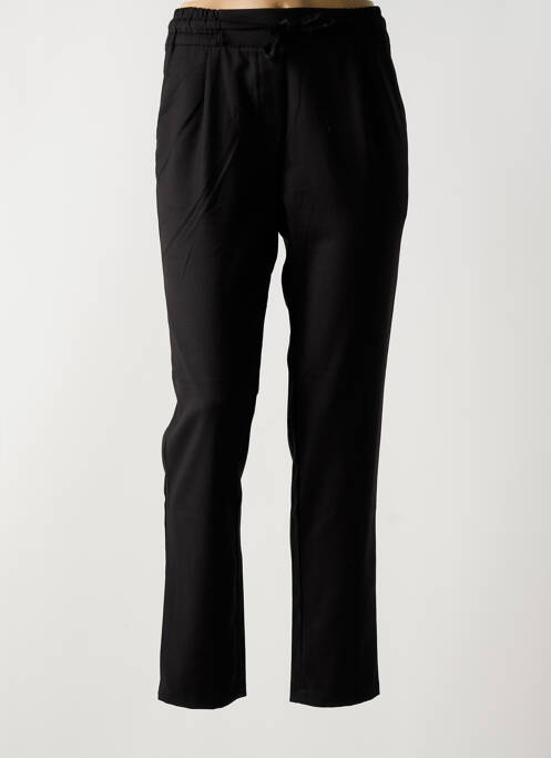 Pantalon slim taille élastique taille normale noir LA FEE MARABOUTEE femme