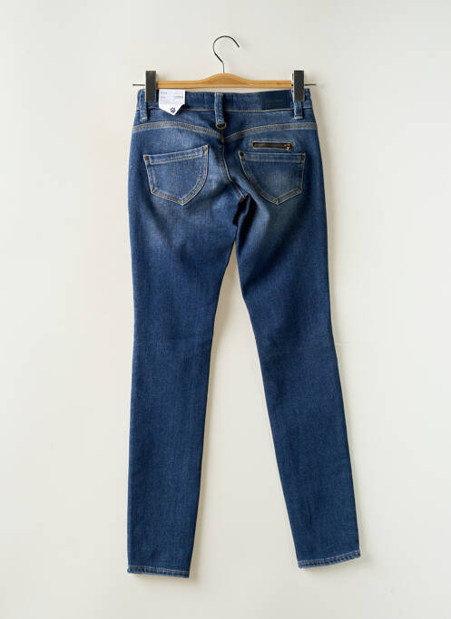 Jeans coupe slim taille basse taille basse bleu FREE BOY femme