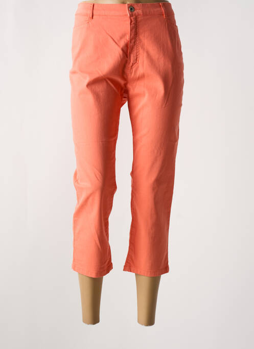 Pantacourt orange BRUNO SAINT HILAIRE pour femme
