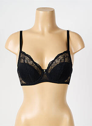 Soutien-gorge légère et transparente haut soutien-gorge emboitant noir LINGERIE STORY femme