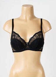 Soutien-gorge légère et transparente haut soutien-gorge emboitant noir LINGERIE STORY femme